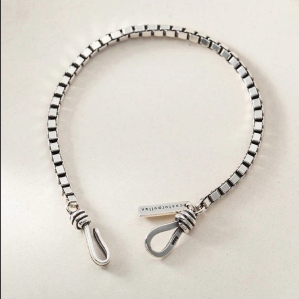 “7” NEW 925 STERLING SILVER CHAIN BRACELET, NICE BRACELET, CUTE BRACELET - Picture 3 of 7